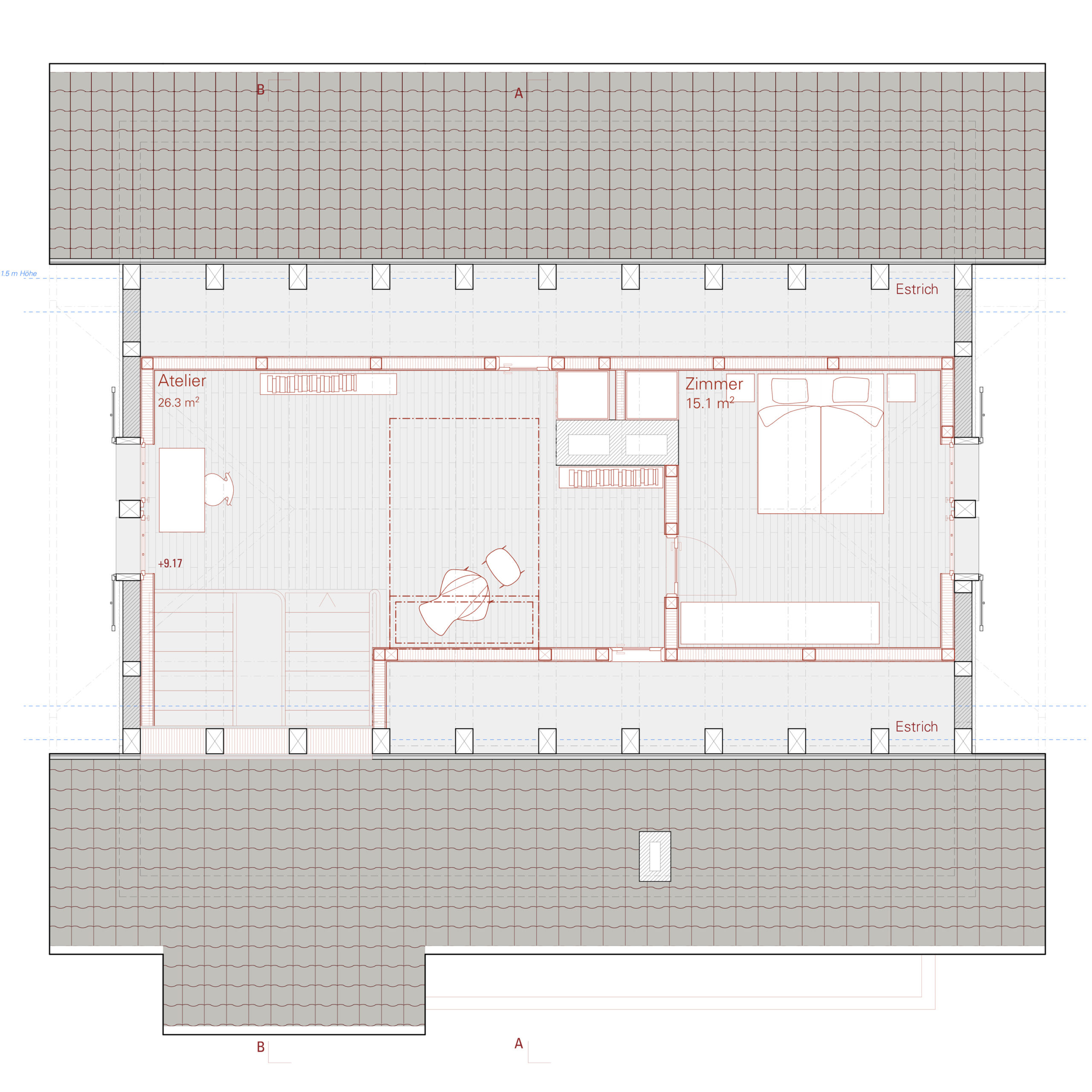 Grundriss Dachgeschoss
