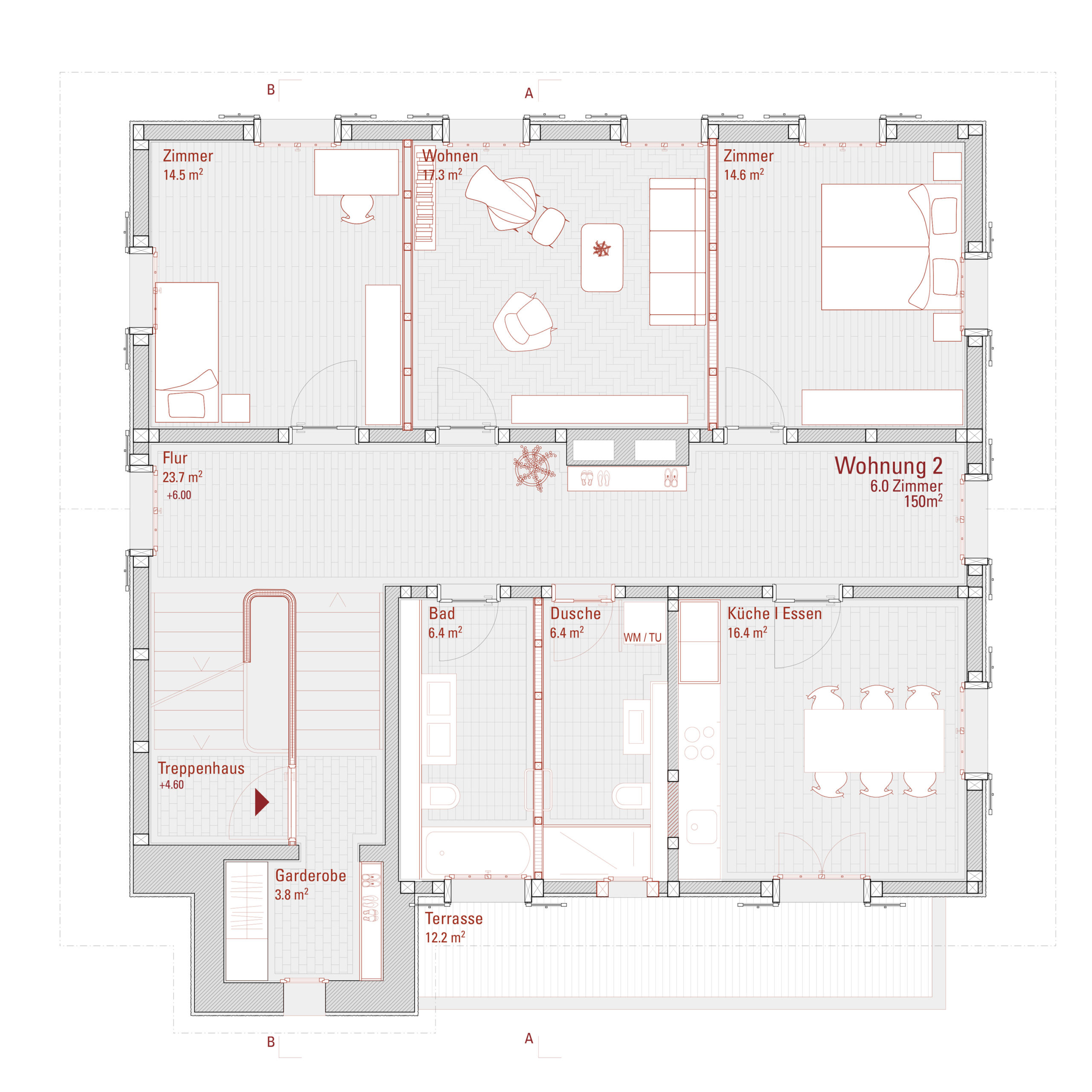 Grundriss 1. Obergeschoss