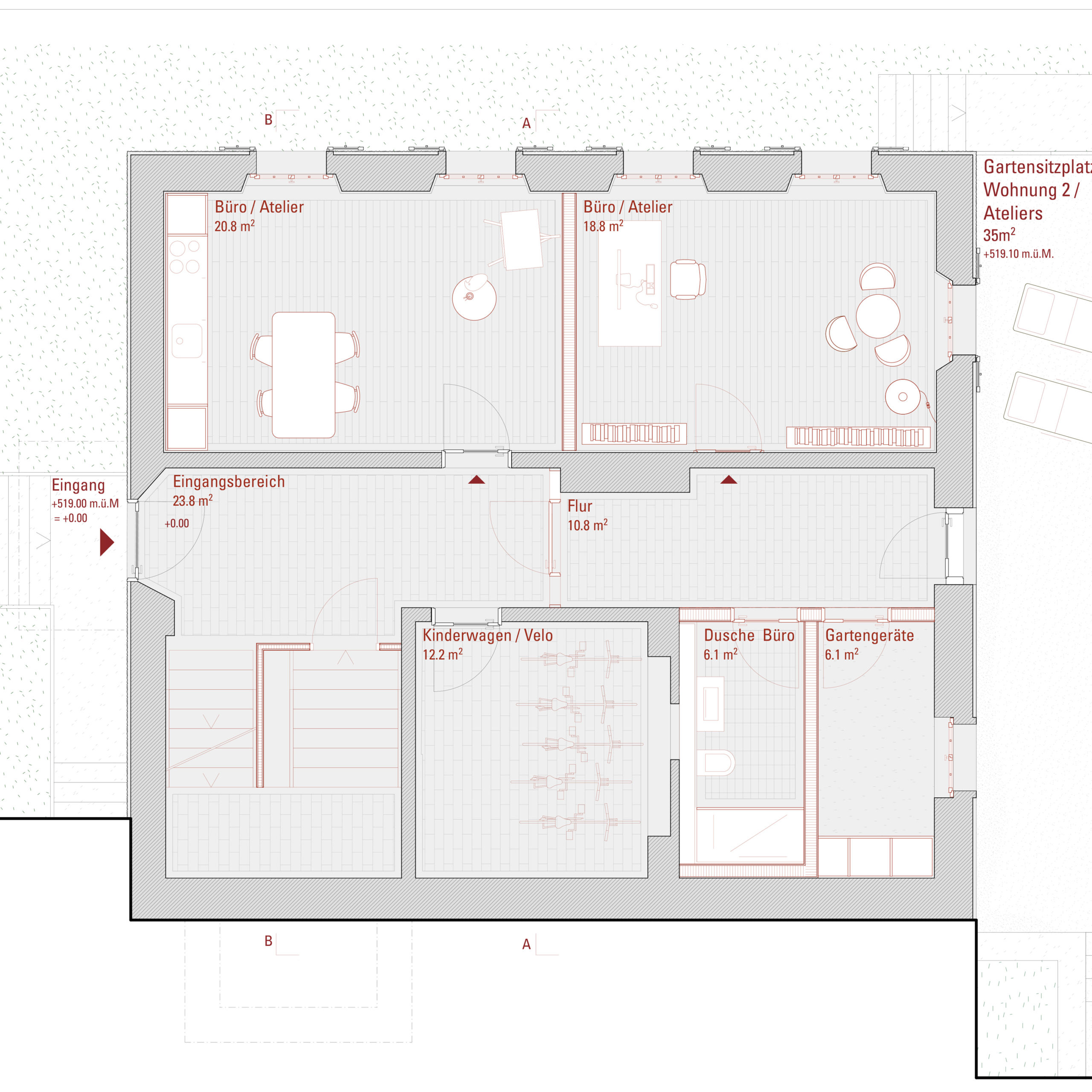 Grundriss Untergeschoss